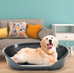Пластиковий лежак для собак і котів Ferplast Siesta Deluxe 12 чорний 111×80,5×33,5 см 70212917 - мініатюра 3