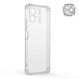 Прозрачный чехол для OPPO A6 4G/A6S 4G с защитой камеры и усиленными бортами, тонкий, силиконовый, бесцветный, ударопрочный, противоударный бампер с закрытой камерой, ArmorStandart (ARM90359) - мініатюра 2