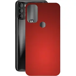 Защитная пленка StatusSKIN для Motorola Moto G71 5G Корпус Винил красная матовая