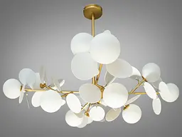 Люстра в стилі модерн Diasha 1097-12GD+WH - мініатюра 3