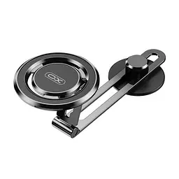 Автотримач XO C132 Tesla specific iPhone чорний чорний (з magnetic iron ring) Чорний
