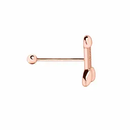 Золотий пірсинг в язик Penis (з6040)