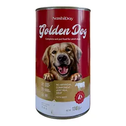Консерва для собак всіх порід Golden Dog 1240 грамів з яловичиною