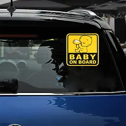 Наклейка в автомобіль Baby on board FGVZN - мініатюра 2