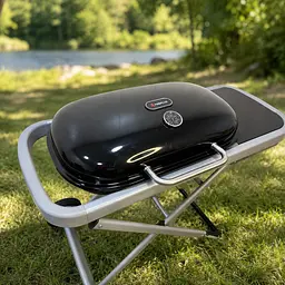 Газовий гриль Weber Traveler 100 х 45 х 80 см / Портативний газовий гриль / Барбекю для природи - мініатюра 5