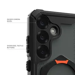 Оригінальний протиударний чохол для Samsung Galaxy S25 UAG Plasma XTE MagSafe Black 214469114097 (S931) з підставкою - мініатюра 6