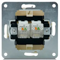 Телефонна розетка Sven SE-60034 white (7100015) - мініатюра 2