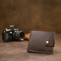 Чоловіче шкіряне портмоне GRANDE PELLE 11,5х9х1 см acs0018622 - мініатюра 6