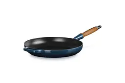 Сковорода універсальна Le Creuset Signature Wooden Handle Frying Pan 28 см синя 20258281290422 - мініатюра 3