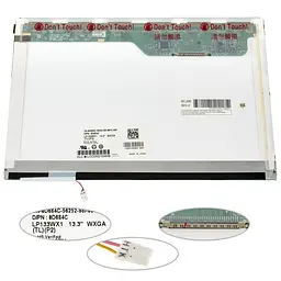 Матриця 13.3 LP133WX1-TLP2 1280х800, 30pin, 1CCFL, NORMAL, глянцева, роз'єм праворуч знизу для ноутбука