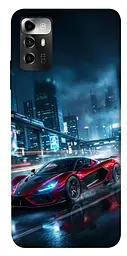 TPU чохол Demsky Red sport car для ZTE Blade V40 Vita