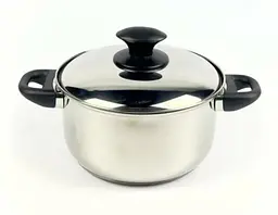 Каструля з кришкою Best Seller 002F 6.1 л 24х13.5 см срібляста