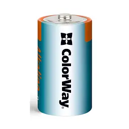 Батарейка ColorWay D LR20 Alkaline Power * 2 (CW-BALR20-2BL) - мініатюра 1