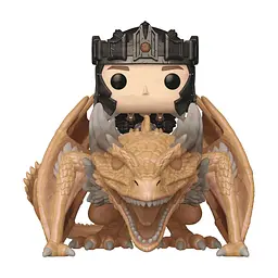 Фігурка Funko Pop Rides серії Дім Дракона S4 - Ейґон Тарґарієн і Сонцежар (83460)
