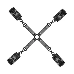 Фіксатор для рук та ніг Bedroom Fantasies Hogtie & Cuffs Set 4-Way Restrant Set