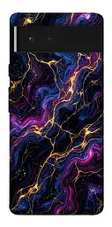TPU чохол Demsky Purple space marble для Google Pixel 6