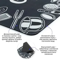 Килимок вологопоглинаючий Wall Sticker 50х80х3 мм SW-00001888 - мініатюра 3