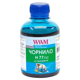 Чорнило WWM HP №177 85 Light Cyan (H77/LC)
