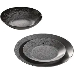 Тарілка обідня Luminarc Slate 25 см Black (V0115) - мініатюра 5