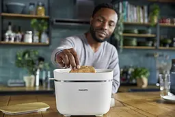 Тостер Philips Eco Conscious Edition HD2640/10 білий - мініатюра 8