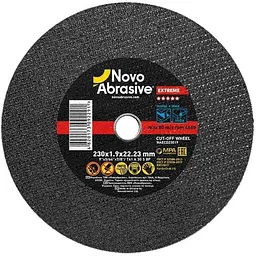 Диск вiдрiзний по металу NovoAbrasive 230мм х 1,9мм х 22,23мм Extreme 41