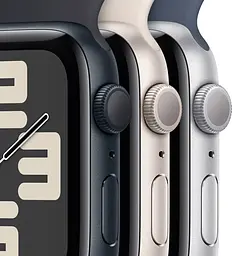 Смарт-годинник Apple Watch SE 2 GPS 40mm Silver Aluminium Case with Storm Blue Sport Band M/L [MRE23] [95082] - мініатюра 4