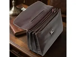 Чоловічий діловий портфель 8009/42 moro Коричневий 41x31x15 см TONY PEROTTI sum0029074 - мініатюра 2