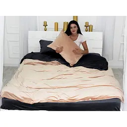 Постільна білизна MirSon Велюр Winter Frost 28-0004 + 28-0007 Saintpaulia Velvet 200х220 (2200004011042) - мініатюра 2