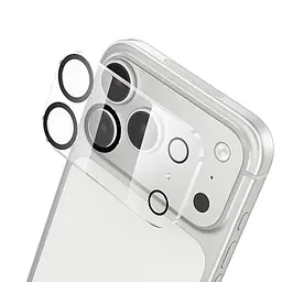 Захисне скло для камери iPhone 17 Pro Max HOCO 3D night shooting circle lens glass set (25PCS) G13 - мініатюра 3