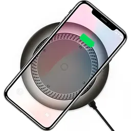 Бездротовий зарядний пристрій Baseus Whirlwind Desktop 10W CCALL-XU01 Black - мініатюра 3