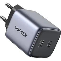 Мережевий зарядний пристрій Ugreen CD294 Nexode 45W Charger Space Gray [90573] [99286] - мініатюра 2