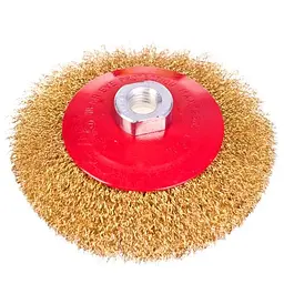 Щітка конусна Alloid Building Tools кручений дріт 125 мм (WB-30125) - мініатюра 2
