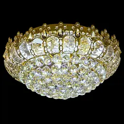 Люстра Brille торт стельова з підсвічуванням LED E14 40W G (BCL-388S/8) - мініатюра 2