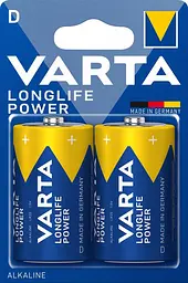 Батарейка VARTA HIGH ENERGY/LONGLIFE POWER D R20 BLI 2 ALKALINE