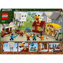 Конструктор LEGO Minecraft Напад на село з повітряною кулею Ґаст 555 деталей (21273) - мініатюра 2