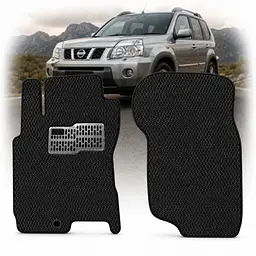 Килимки в салон передні EVA для Nissan X-Trail (Т-30) 2001-2007 з підп'ятником 2 шт
