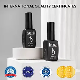 Верхнє покриття гель Kodi Professional Rubber Top Gel 8 мл - мініатюра 4