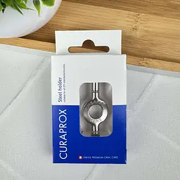 Тримач для міжзубних щіток Сuraprox UHS 409 сталь, срібний, 1 шт