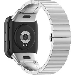 Ремінець DK Metal Link Steel Watch Band для Xiaomi Redmi Watch 3 (silver) - мініатюра 3