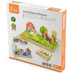 Дерев'янийй ігровий набір Viga Toys Простір та відстань (50183) - мініатюра 4