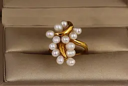 Кільце Xuping Jewelry Гроно велике р 18 золотисте
