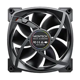 Корпусний вентилятор 140MM AX140 PWM BLACK MONTECH - мініатюра 5