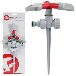 Дощувач для поливу Intertool круговий на метал милиці до 8 м GE-0055