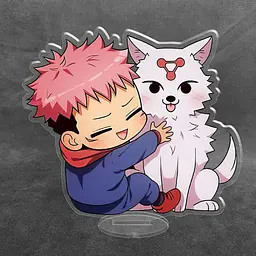 Акрилова колекційна фігурка Chibi Аниме: Магічна битва/Jujutsu Kaisen (Ітадорі Юдзі, Itadori Yuji) 10см - мініатюра 2