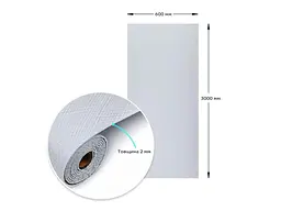 Самоклеюча вініловая плитка в рулоні STICKER WALL 600*3000*2мм Мат SW-00002040 - мініатюра 4