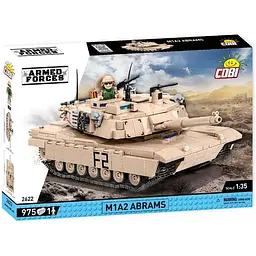 Конструктор Cobi Танк M1A2 Абрамс, 975 деталей (COBI-2622)