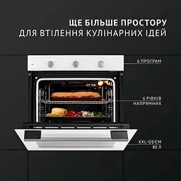 Духова шафа Perfelli Perla 6M6 Bianco - мініатюра 2