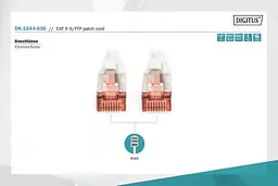 Патч-корд Assmann DIGITUS CAT 6 S-FTP, 3м, AWG 27/7, LSZH DK-1644-030 Gray - мініатюра 3