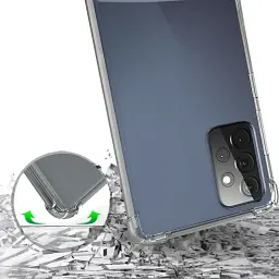 Панель BeCover Anti-Shock для Samsung Galaxy A72 SM-A725 Clear (706072) - мініатюра 4