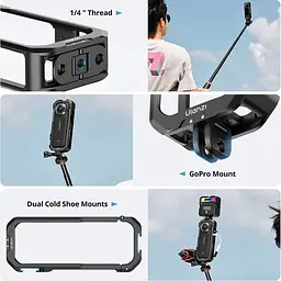 Рамка з ковпачком Ulanzi IN-04 для Insta360 X4 [129748] - мініатюра 7